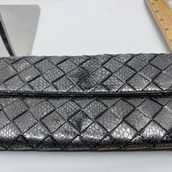 Michael Kors Silver Leather Wallet - Picture 4 of 8